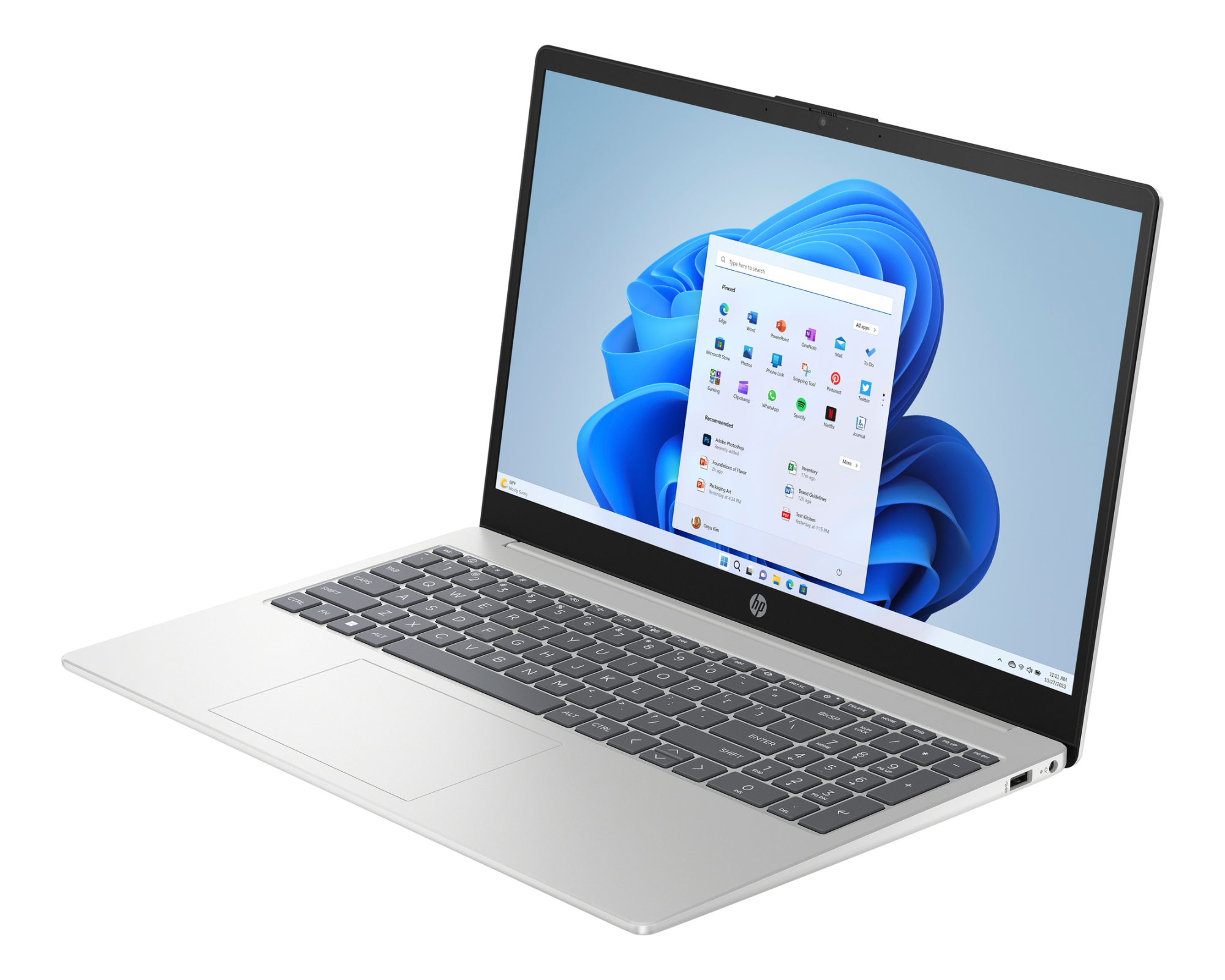 HP 15-fc0678ng 15,6 Zoll Full HD AMD Ryzen 7 7730U 16GB RAM 1TB SSD Windows 11 silber