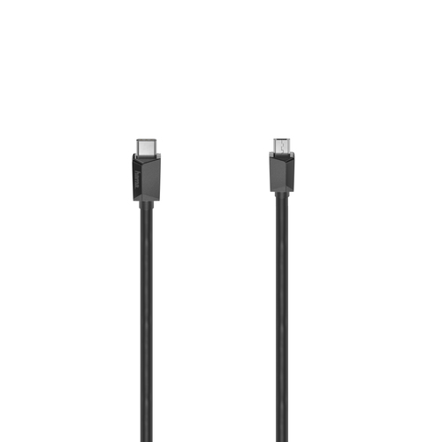 Hama 00200644 USB Kabel USB 2.0 0,75 m USB C Micro-USB A 0,48 Gbit/s Schwarz