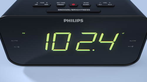 Philips TAR3306/12 Wecker Digitaler Wecker Schwarz