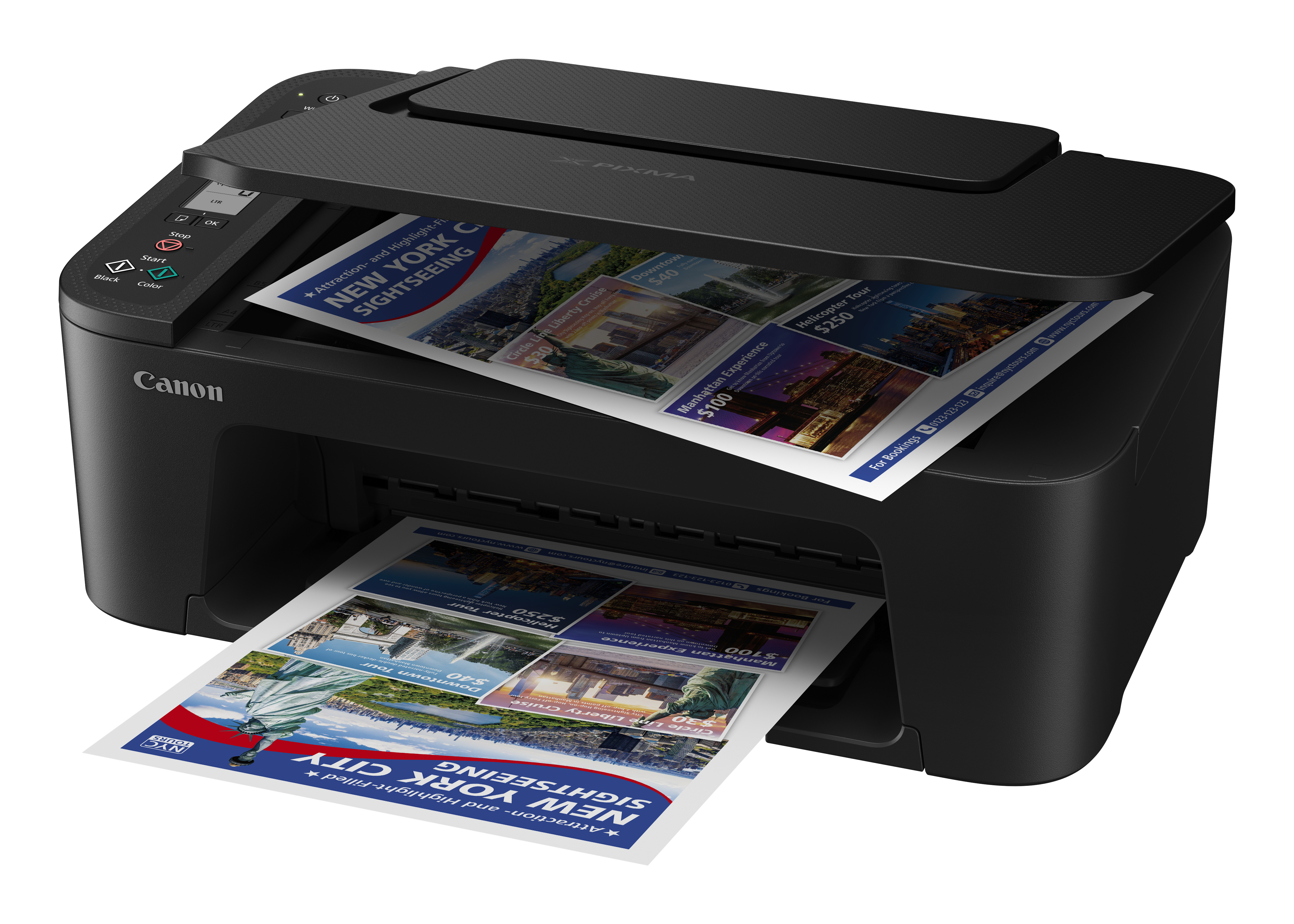 CANON PIXMA TS3750i Multifunktionsdrucker, Schwarz (3-in-1, Drucken, Kopieren, Scannen, USB, WLAN, Cloud Link, AirPrint, Mopria)