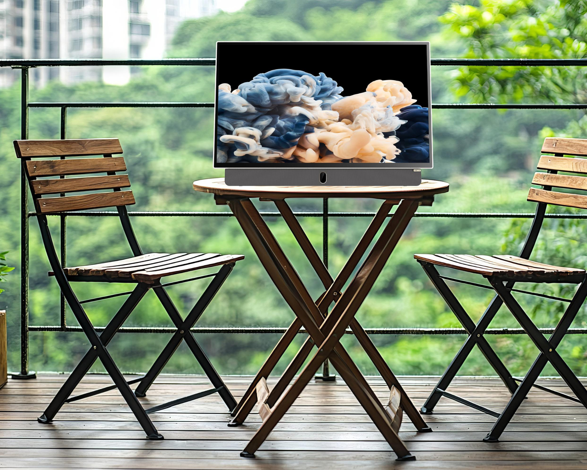 Metz Blue 24MPE7000Z 24 Zoll (60cm) Full HD LED Smart TV Sprachsteuerung tragbar