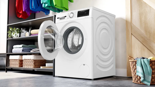 Bosch Serie 4 WNA13491 Waschtrockner Freistehend Frontlader Weiß E