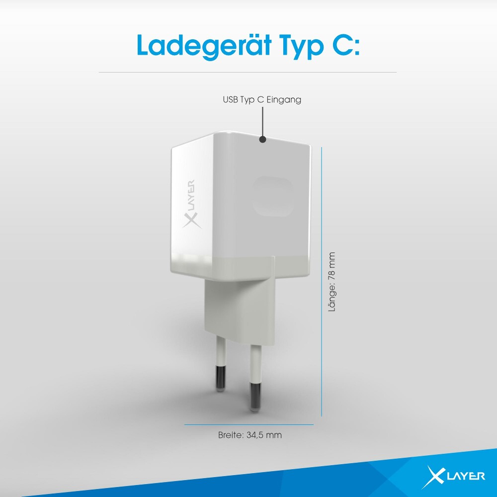  XLayer Ladegerät Typ C 20W