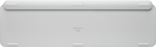 Logitech MX Keys S Tastatur Universal RF Wireless + Bluetooth QWERTZ Deutsch Aluminium, Weiß