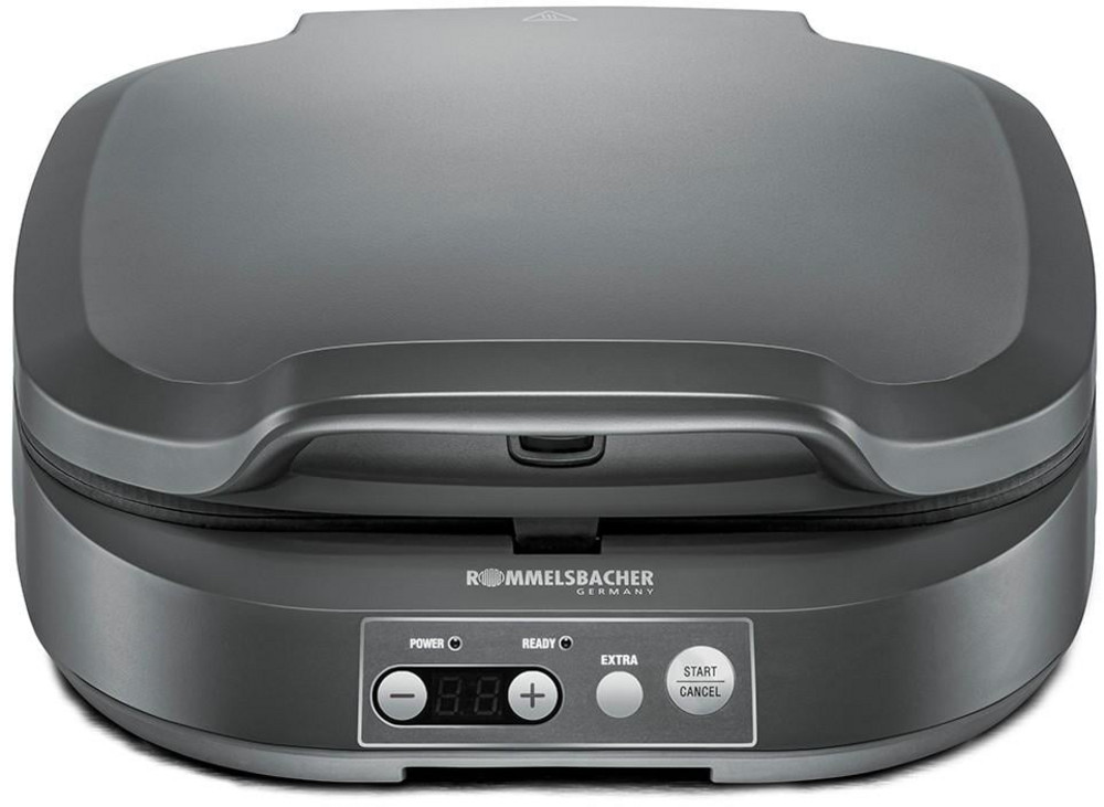  ROMMELSBACHER ST 1800 Sandwichmaker, 2 Sandwiches, 1800 Watt, Alu-Druckguss, Antihaftbeschichtung