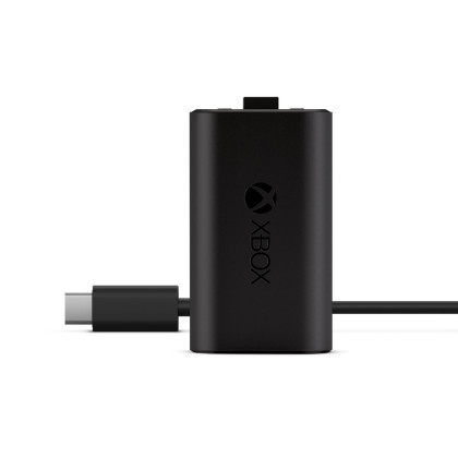 Microsoft Xbox Play & Charge Kit (Wiederaufladbarer Xbox-Akku und USB-C-Kabel)