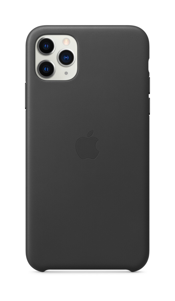  Apple iPhone 11 Pro Max Leder Case - Schwarz Handyhülle