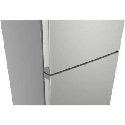 BOSCH KGN39EIAF Kühl-Gefrier-Kombination (Freistehend, EEK A, 363 l Nutzinhalt, Display, Total No Frost, 3 Gefrierschubladen, 60 cm Breite, 203 cm Höhe, Gebürsteter Stahl)