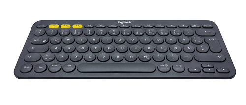 Logitech K380 Multi-Device Tastatur Universal Bluetooth QWERTZ Deutsch Grau