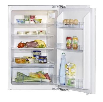  AMICA EVKS 16182 Einbaukühlschrank ohne Gefrierfach (EEK E, integrierbar, Nutzinhalt 135 l, Höhe 87,9 cm, Breite 54 cm, Abtauautomatik, LED-Beleuchtung)