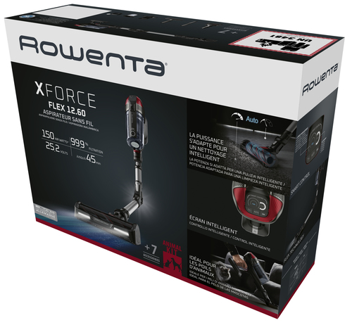 Rowenta RH98A7 2-in-1-Stabstaubsauger Akku Trocken Beutellos 0,9 l 320 W Rot, Grau Rowenta RH98A7 2-in-1-Stabstaubsauger Akku Trocken Beutellos 0,9 l 320 W Rot, Grau