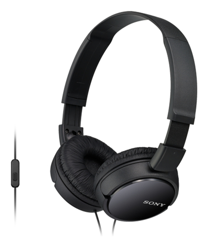 Sony MDR-ZX110AP Kopfhörer Kabelgebunden Kopfband Anrufe/Musik Schwarz