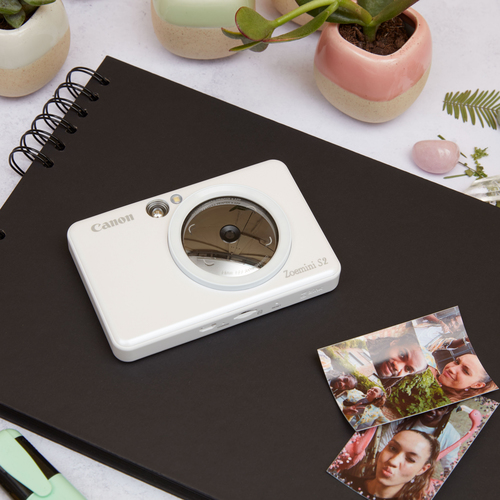 Canon Zoemini S2 Sofortbildkamera und Mini-Fotodrucker, Perlweiß Canon Zoemini S2 Sofortbildkamera und Mini-Fotodrucker, Perlweiß