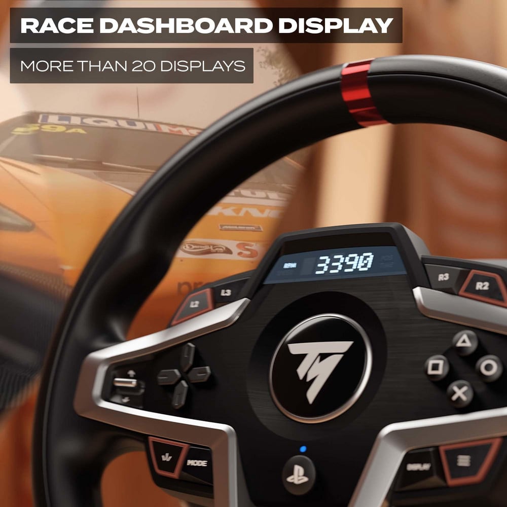  THRUSTMASTER LENKRAD T248P FF WHEEL Gaming-Lenkrad (25 Aktionstasten, Dynamisches Force Feedback, Renn-Dashboard-Display)