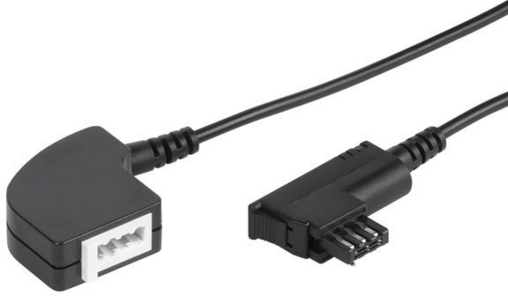  VIVANCO 45102 TAE-U Verlängerung 6m schwarz Telefonzubehör