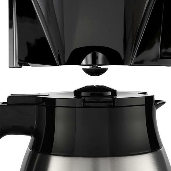  MELITTA 1025-16 Look V Therm Perfection schwarz Filterkaffeemaschine (AromaSelector, 3-in-1 Calc Protection, 10 Tassen, Thermo-Kanne, 1x4)