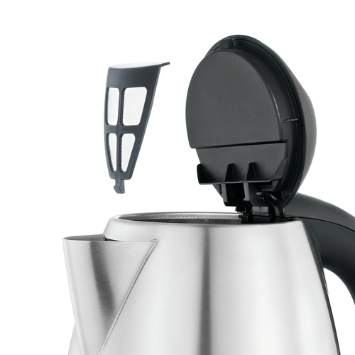 WMF Bueno 0413080011 Wasserkocher 1,7 l 2400 W Schwarz, Edelstahl