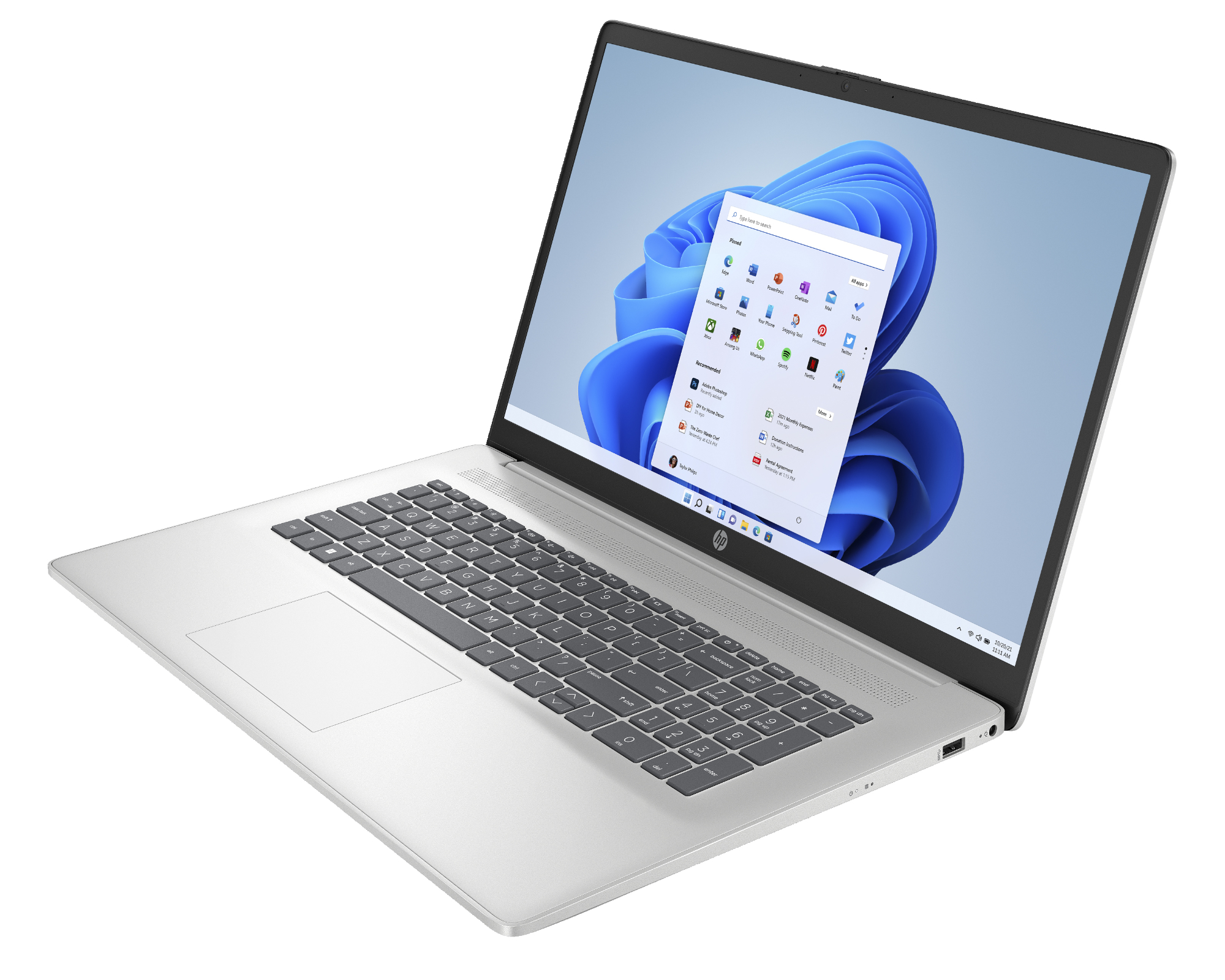 HP 17-cp3674ng 17 Zoll Full HD AMD Ryzen 7 16GB RAM 512 GB SSD Windows 11 silber