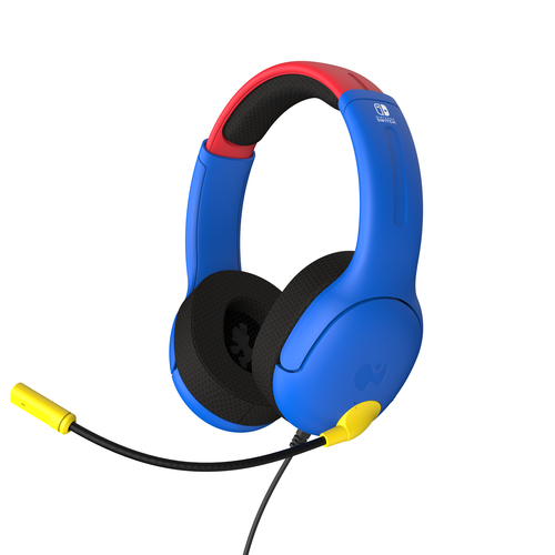 PDP Mario Dash Blau, Rot USB Gamepad + Headset Analog / Digital Nintendo Switch, Nintendo Switch OLED