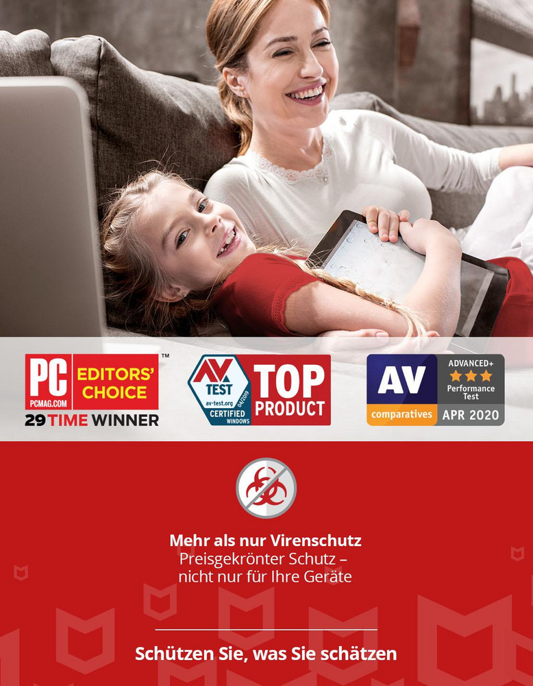  McAfee LiveSafe (Kinderschutz, Online-Banking Schutz, 1 Jahr, 1 Lizenz)