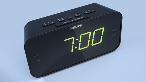 Philips TAR3306/12 Wecker Digitaler Wecker Schwarz