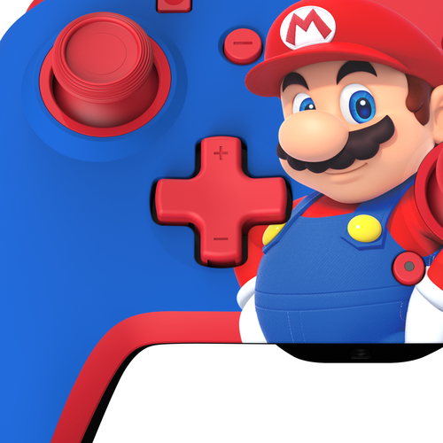 PDP Mario Dash Blau, Rot USB Gamepad + Headset Analog / Digital Nintendo Switch, Nintendo Switch OLED