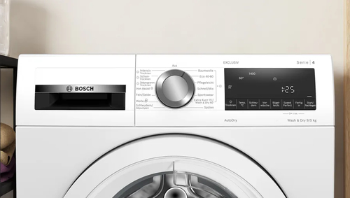 Bosch Serie 4 WNA13491 Waschtrockner Freistehend Frontlader Weiß E