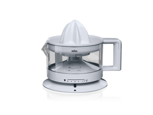 Braun TributeCollection CJ 3000 Elektrische Zitronenpresse 0,35 l 20 W Transparent, Weiß