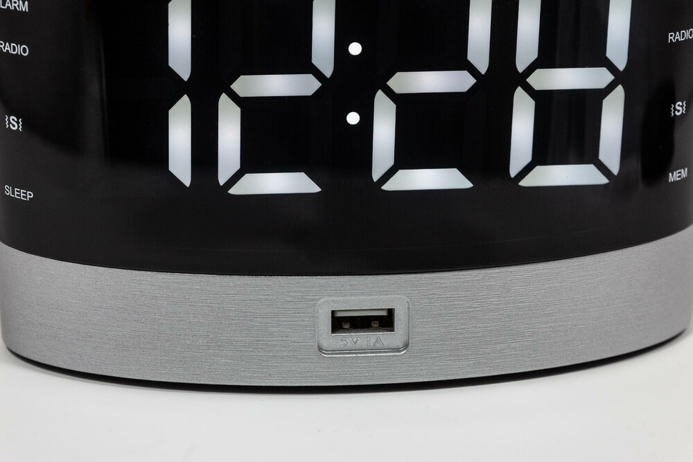  SOUNDMASTER UR580 schwarz Radiowecker (Sleep Timer, Snoozer, Vibrationskissen, USB)