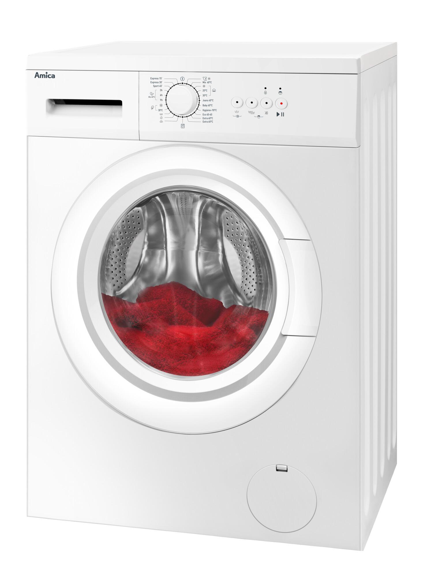 AMICA WA 461 020 Waschmaschine (Frontlader, 6 kg, D, 1.000 U/Min)