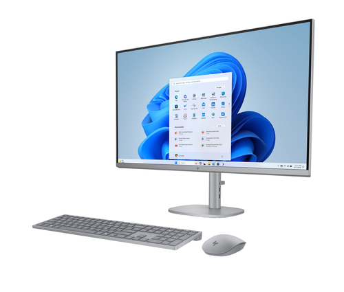 HP OmniStudio X 32-c0670ng Intel Core Ultra 7 155H 80 cm (31.5") 3840 x 2160 Pixel All-in-One-PC 32 GB DDR5-SDRAM 1 TB SSD Windows 11 Home Wi-Fi 7 (802.11be) AI PC Silber