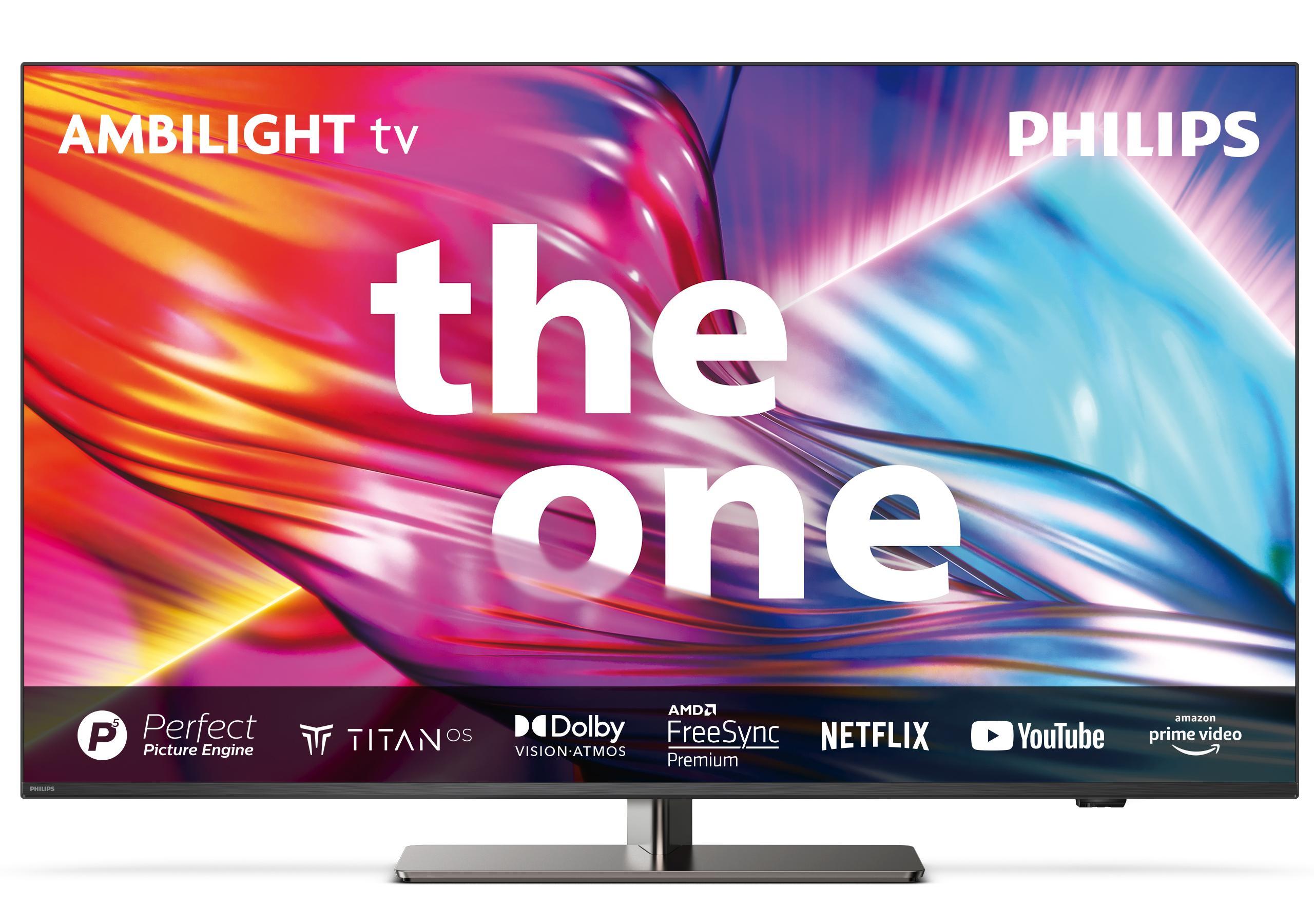 Philips 65PUS8949/12 Fernseher 165,1 cm (65") 4K Ultra HD Smart-TV WLAN Anthrazit, Grau