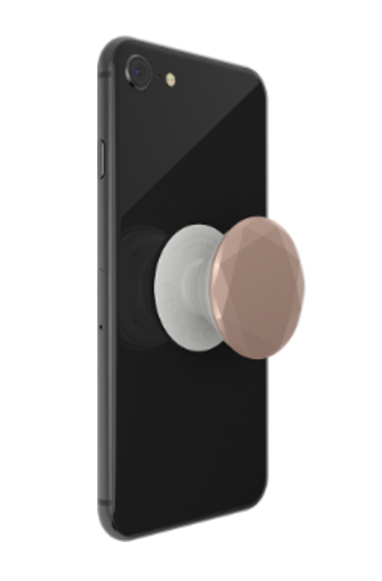  POPSOCKETS PopGrip Rose Gold Metallic Diamond (austauschbares Design)