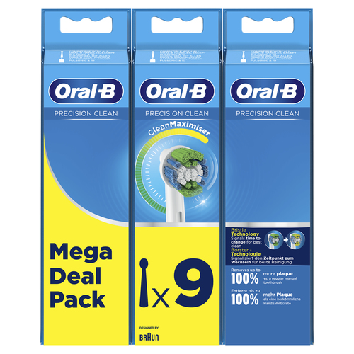 Oral-B Precision Clean 80339530 Elektrischer Zahnbürstenkopf 9 Stück(e) Weiß Oral-B Precision Clean 80339530 Elektrischer Zahnbürstenkopf 9 Stück(e) Weiß