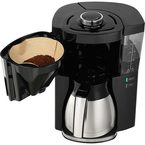  MELITTA 1025-16 Look V Therm Perfection schwarz Filterkaffeemaschine (AromaSelector, 3-in-1 Calc Protection, 10 Tassen, Thermo-Kanne, 1x4)