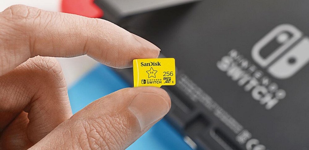  SanDisk micro SDXC Speicherkarte Extreme 256 GB U3 für Nintendo Switch und Switch Lite