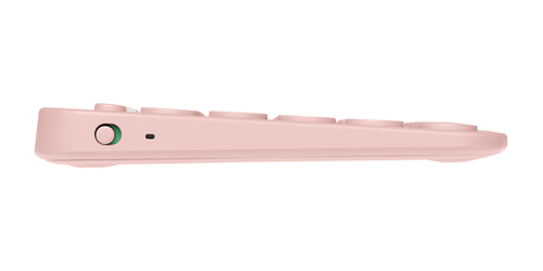 Logitech K380 for Mac Multi-Device Bluetooth Keyboard Tastatur Universal QWERTZ Deutsch Pink