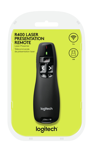 Logitech R400 Funk-Presenter RF Schwarz