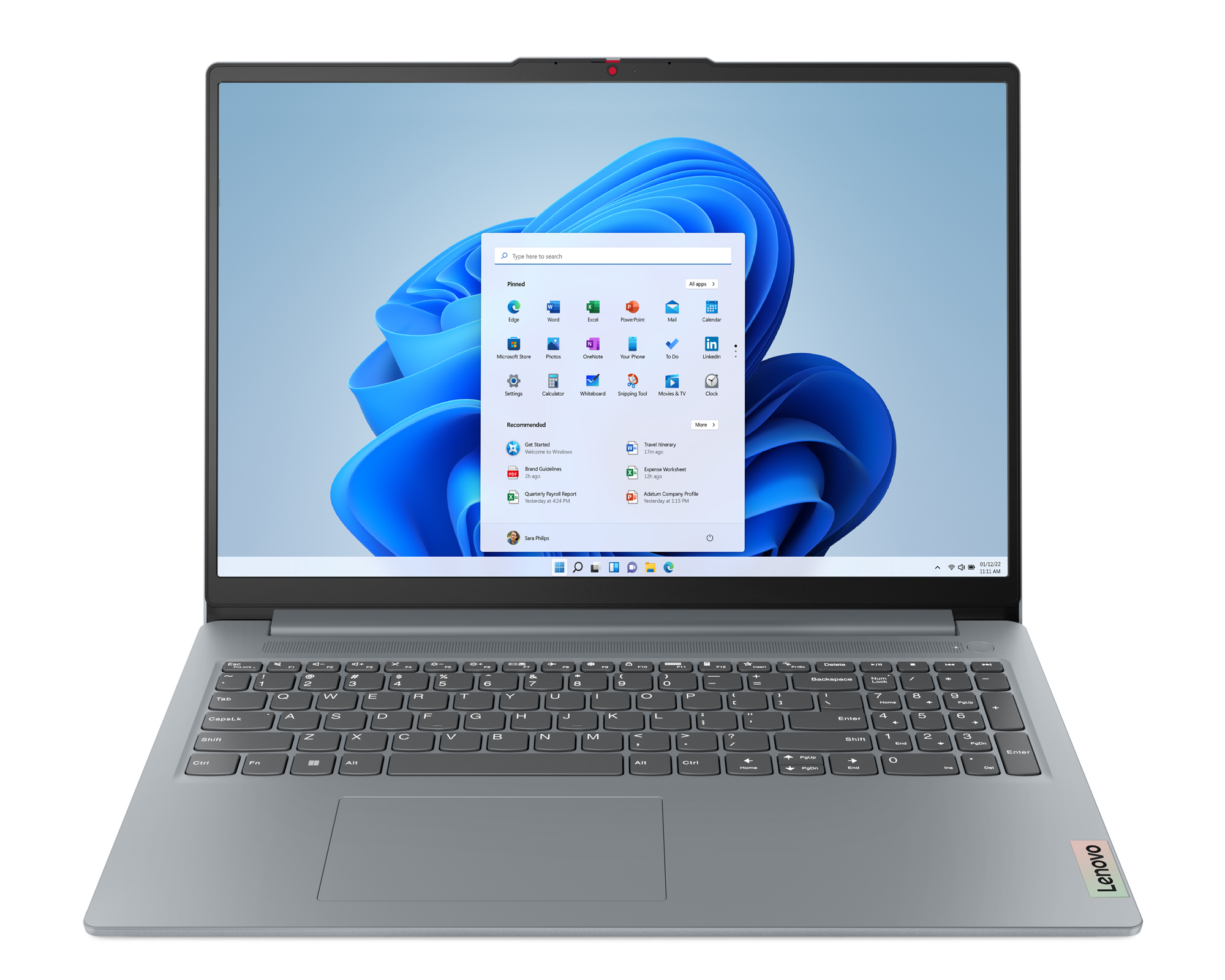 Lenovo Notebook IdeaPad Slim 3 16ABR8, 16 Zoll, WUXGA, IPS, AMD Ryzen 5 7430U, 16 GB RAM, 512 GB M.2 SSD