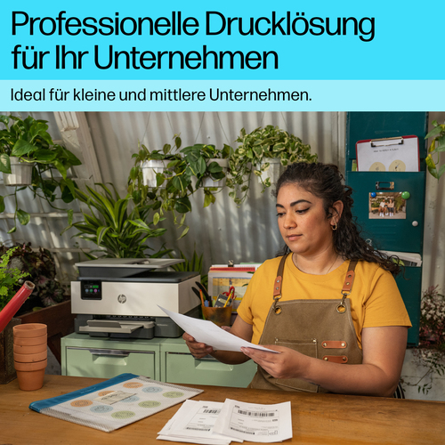 HP OfficeJet Pro 9120E Wireless All-in-One Farbe Drucker, Instant Ink; Beidseitiger Druck