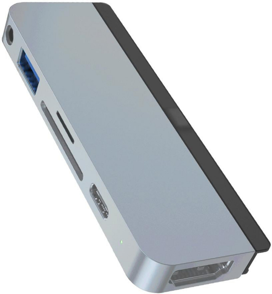  Hyper® 6-in-1 iPad Pro USB-C Hub silber (3.5mm, HDMI, USB 2.0, USB 3.2 Gen 1 (3.1 Gen 1) Type-A, USB 3.2 Gen 2 (3.1 Gen 2) Type-C)