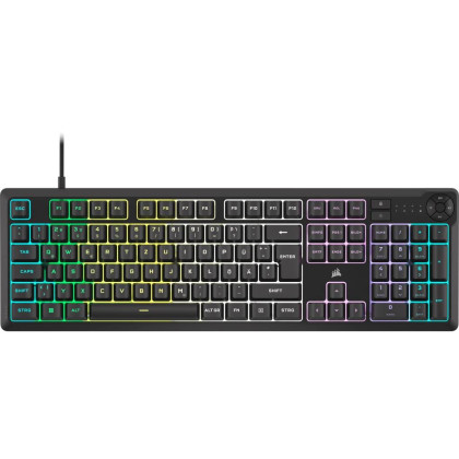 Corsair K55 CORE RGB mechanische Gaming-Tastatur, Schwarz (QWERTZ, DE-Layout)