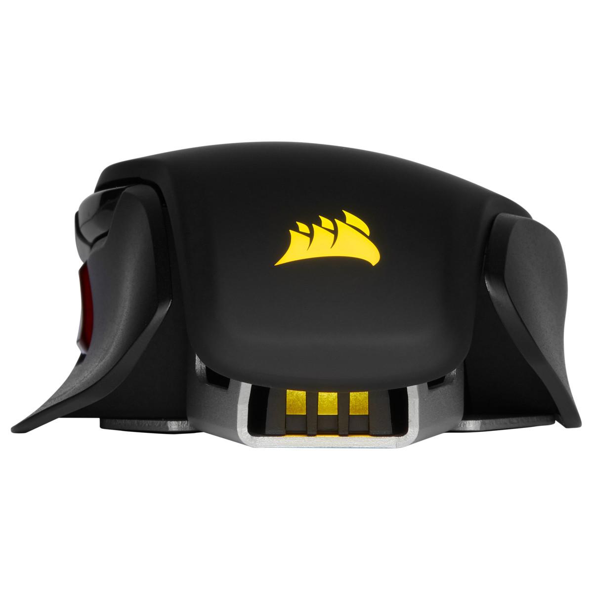 Corsair M65 RGB ELITE schwarz Gaming-Maus (Backlit RGB LED / 8 Tasten / kabelgebunden / USB / 18.000 DPI / optisch)