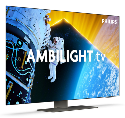 Philips 48OLED849 OLED TV (48 Zoll (121 cm), 4K UHD, HDR, Smart TV, Sprachsteuerung (Alexa, Google Assistant), Aufnahmefunktion, Ambilight, Dolby Atmos, 120 Hz, Google TV)