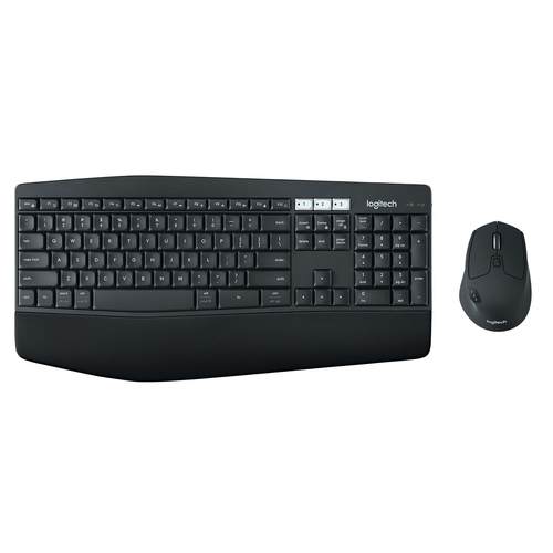 Logitech MK850 Performance Tastatur Maus enthalten RF Wireless + Bluetooth QWERTZ Deutsch Schwarz