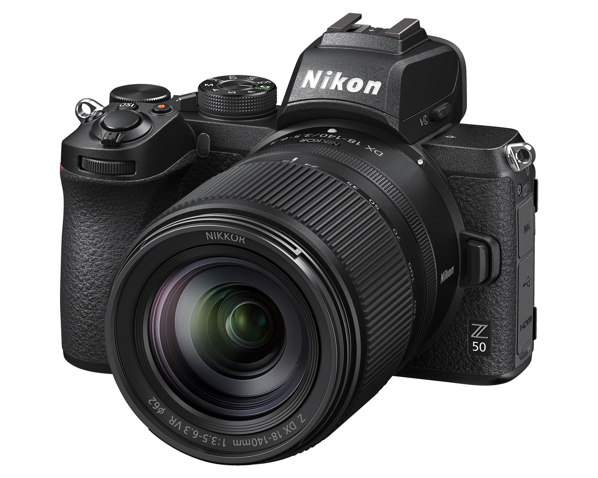 NIKON Z 50 Z DX 18-140 VR 20.9MP Digitalkamera Kit 18-140 mm Objektiv schwarz