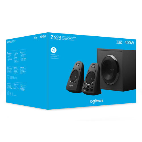 Logitech Z623 Lautsprecherset 200 W Universal Schwarz 2.1 Kanäle 35 W