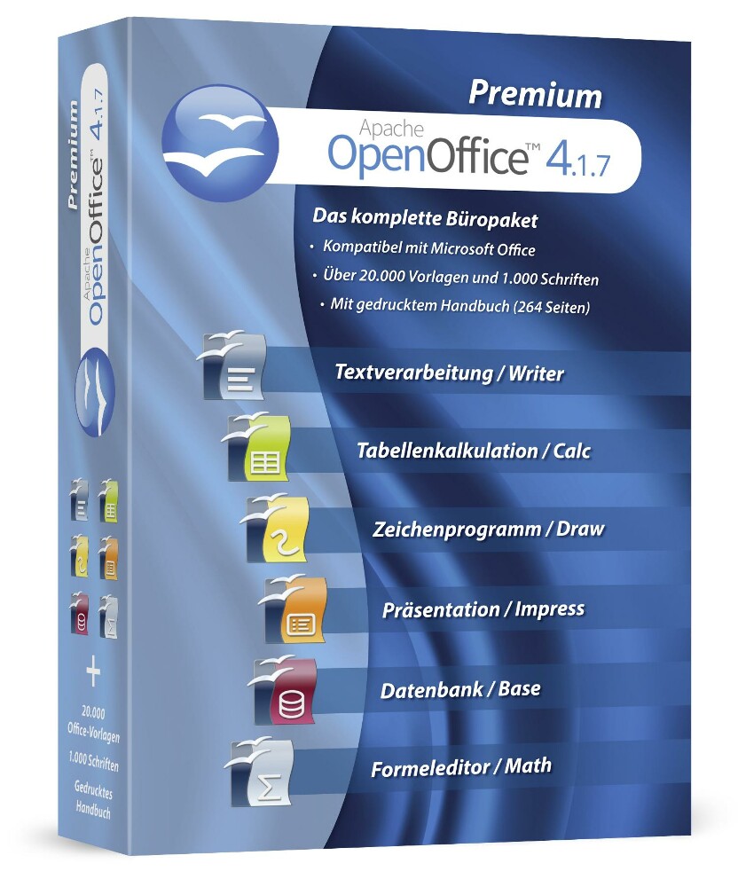  OpenOffice 4.1.7 Premium