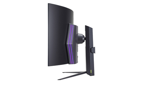 LG Gaming-Monitor UltraGear 45GR95QE-B Schwarz 45 Zoll WQHD OLED 240 Hz 0,03 ms (HDR 10, HDMI, DisplayPort, höhenverstellbar, Freesync Premium, G-Sync)