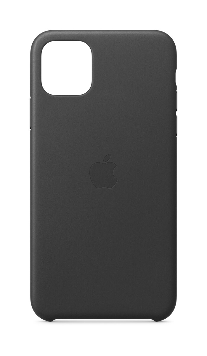  Apple iPhone 11 Pro Max Leder Case - Schwarz Handyhülle